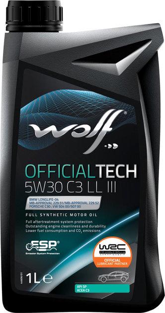 Моторна олива WOLF OfficialTech LL III C3 SP 5W-30 1 л (1048179)