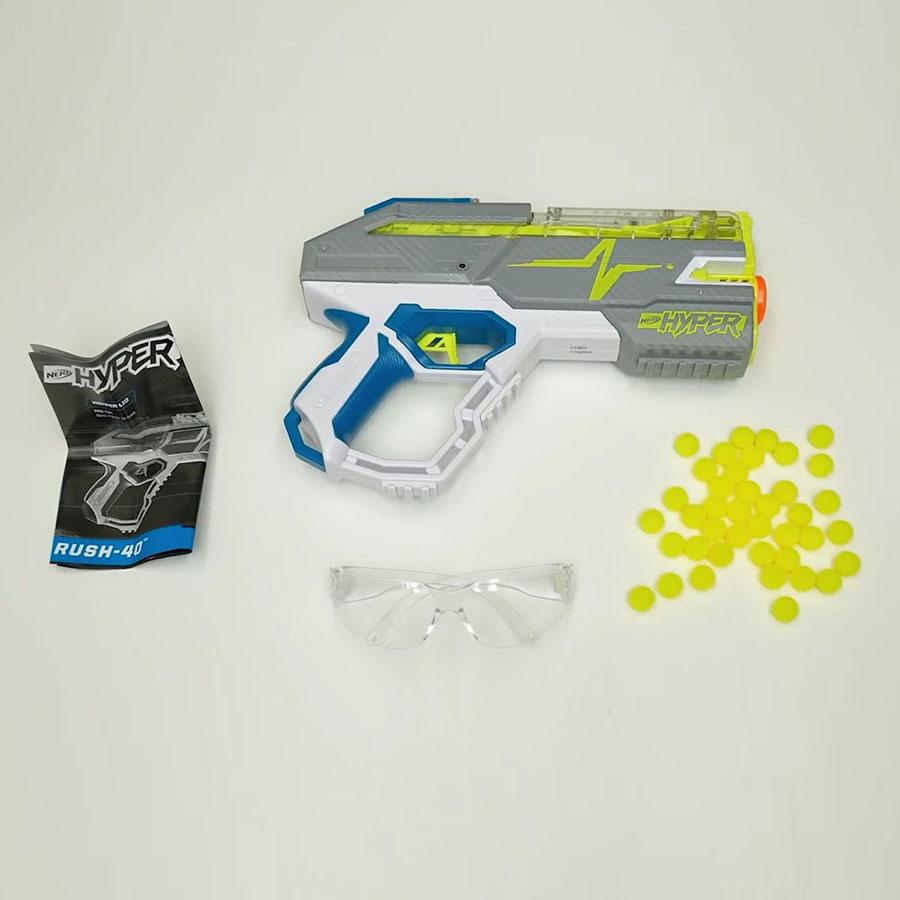 Бластер Nerf Hyper Rush-40 (E8912) - фото 3 Бластер Nerf Hyper Rush-40 (E8912) - фото 3