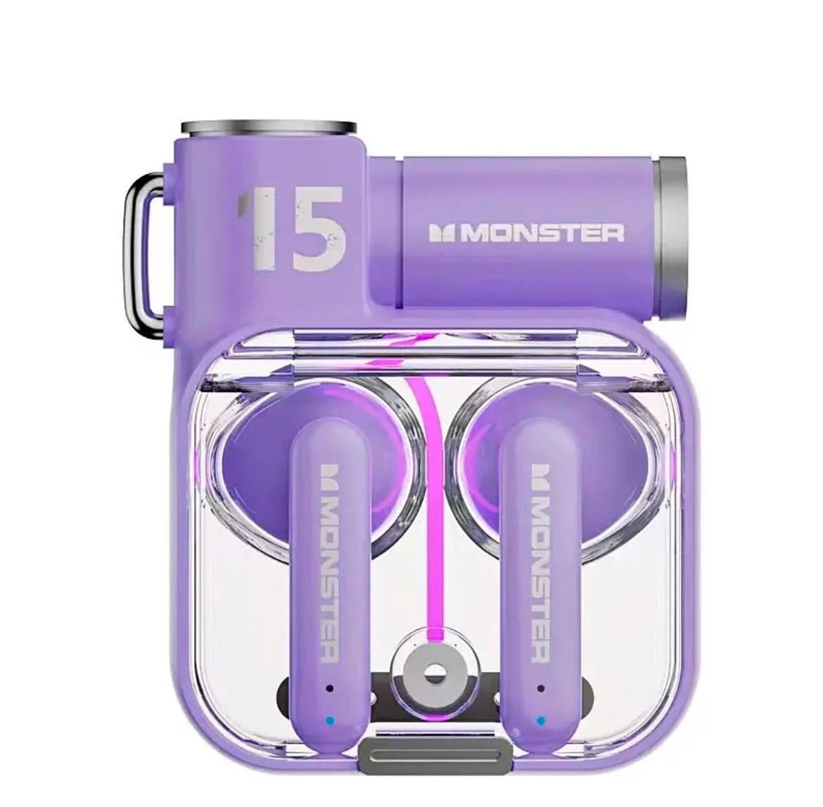 Наушники с микрофоном Monster Airmars XKT 15 TWS Фиолетовый