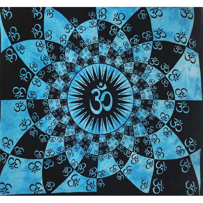 Покривало двоспальне ОМ Синій (9040624) - фото 1 Покривало двоспальне ОМ Синій (9040624) - фото 1