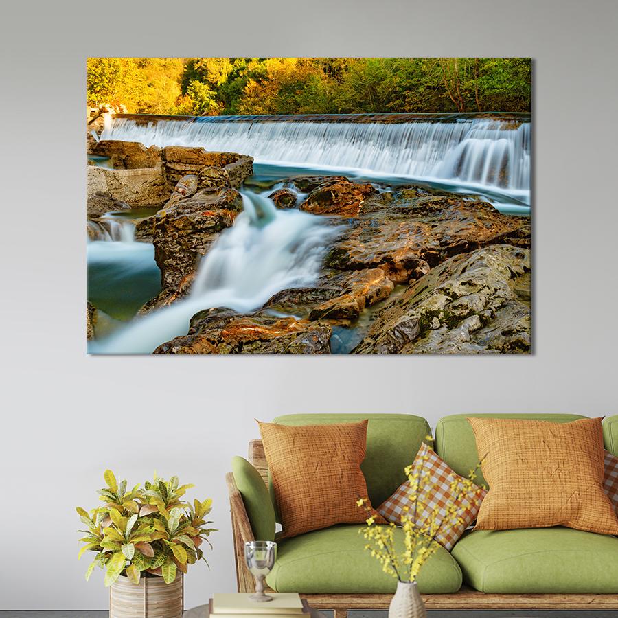 Настенний декор Пороги водопада 80x54 см (1978-1)