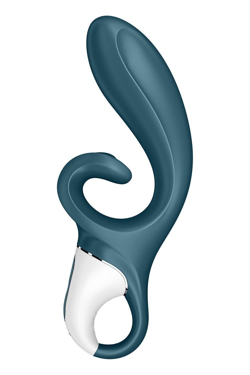 Вибратор-кролик смарт Satisfyer Hug Me 2 мотора/широкая клиторальная часть ⌀ 4,2 см Blue/Grey (SO6273) Вибратор-кролик смарт Satisfyer Hug Me 2 мотора/широкая клиторальная часть ⌀ 4,2 см Blue/Grey (SO6273)