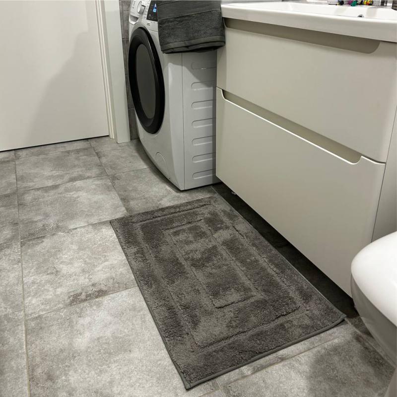 Коврик для ванной комнаты Lovely Svi экстра мягкий/абсорбирующий/прочный/прорезиненный 50x80 см Серый (2565088) - фото 6