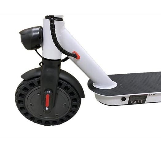 Електросамокат Crosser E9 Premium MAX Perforation d 10" 15Ah/600W White - фото 3