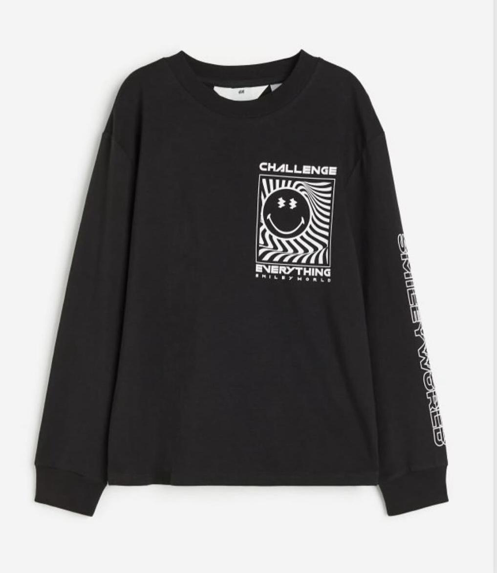 Лонгслив детский H&M 170 см Черный (33)