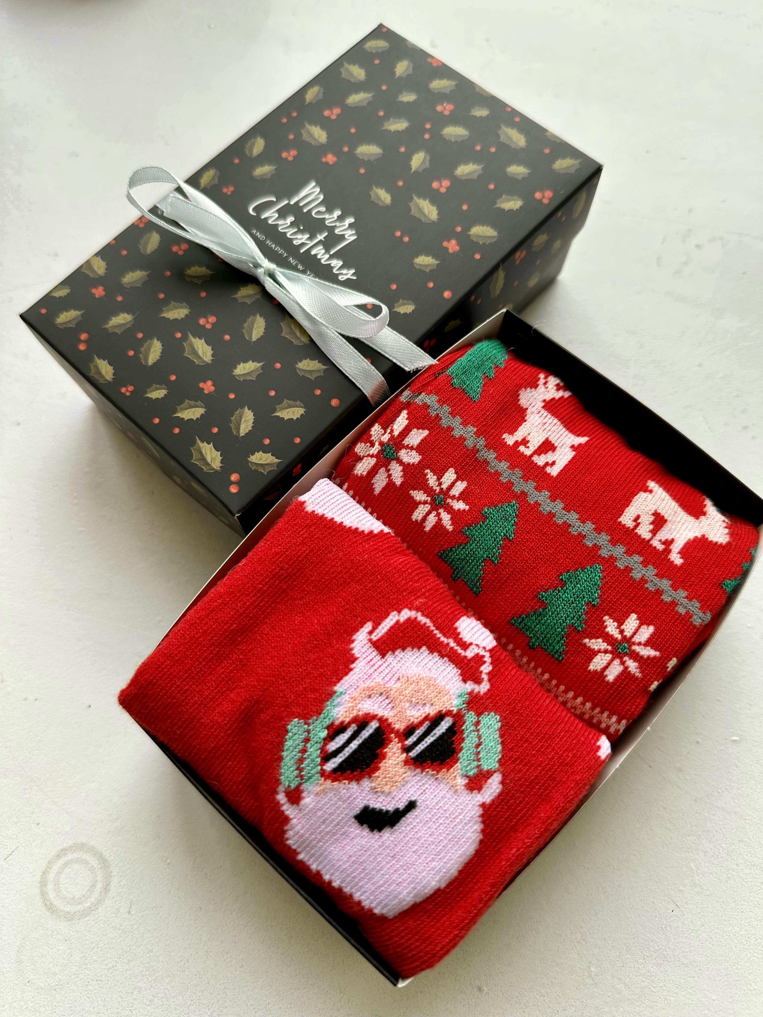 Набір подарунковий з новорічними шкарпетками (13532688) - фото 5 Набір подарунковий з новорічними шкарпетками (13532688) - фото 5