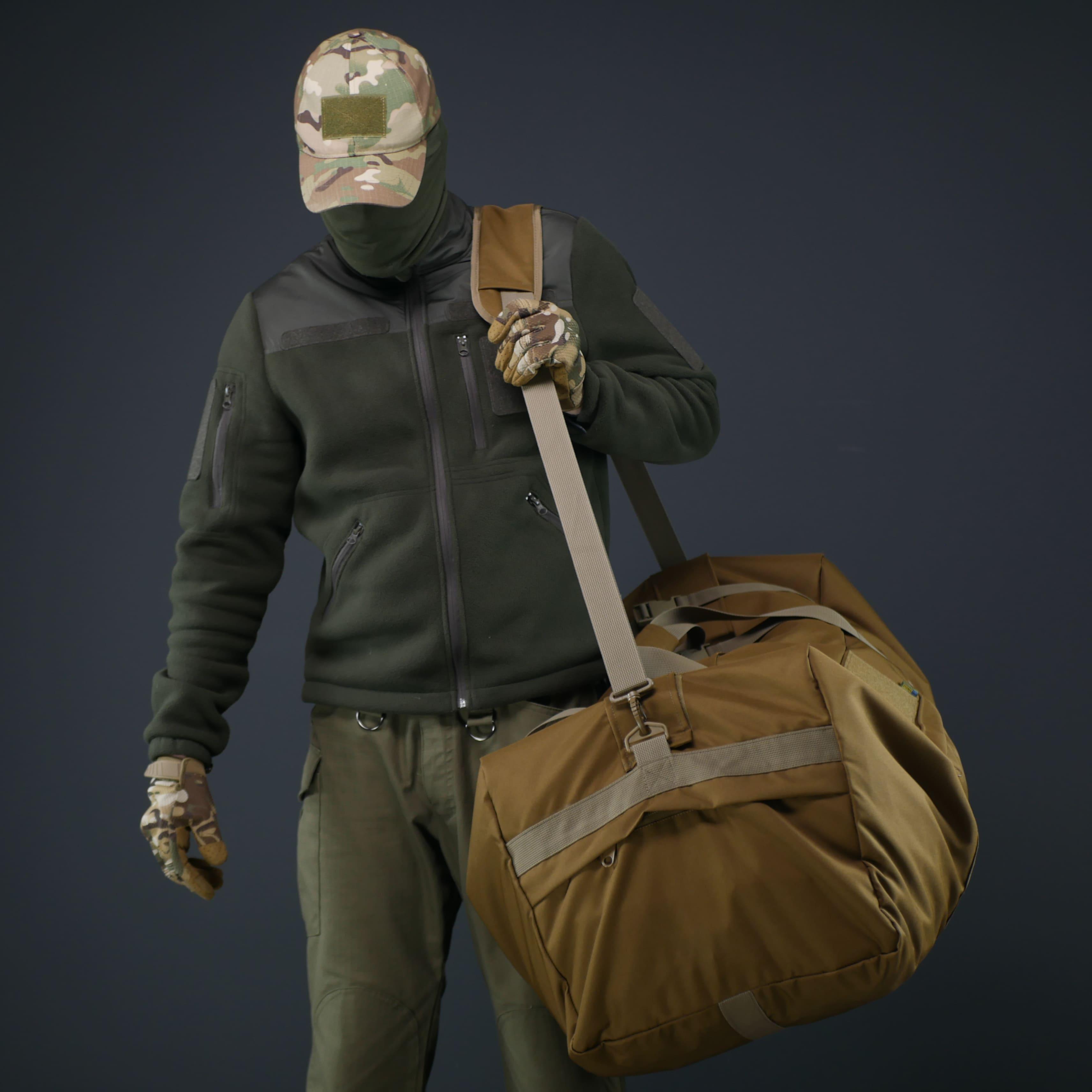 Сумка військова Kiborg Military Bag 130 л Coyote (6041) - фото 9 Сумка військова Kiborg Military Bag 130 л Coyote (6041) - фото 9