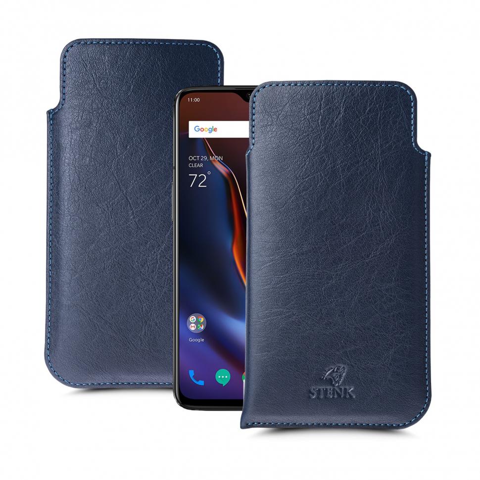 Футляр Stenk Elegance для OnePlus 6T Синий (62401)