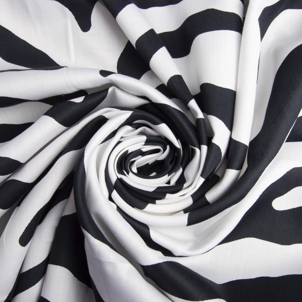 Ткань сатин для постельного белья 20504 v-01 Зебра 2,4 м (24420)