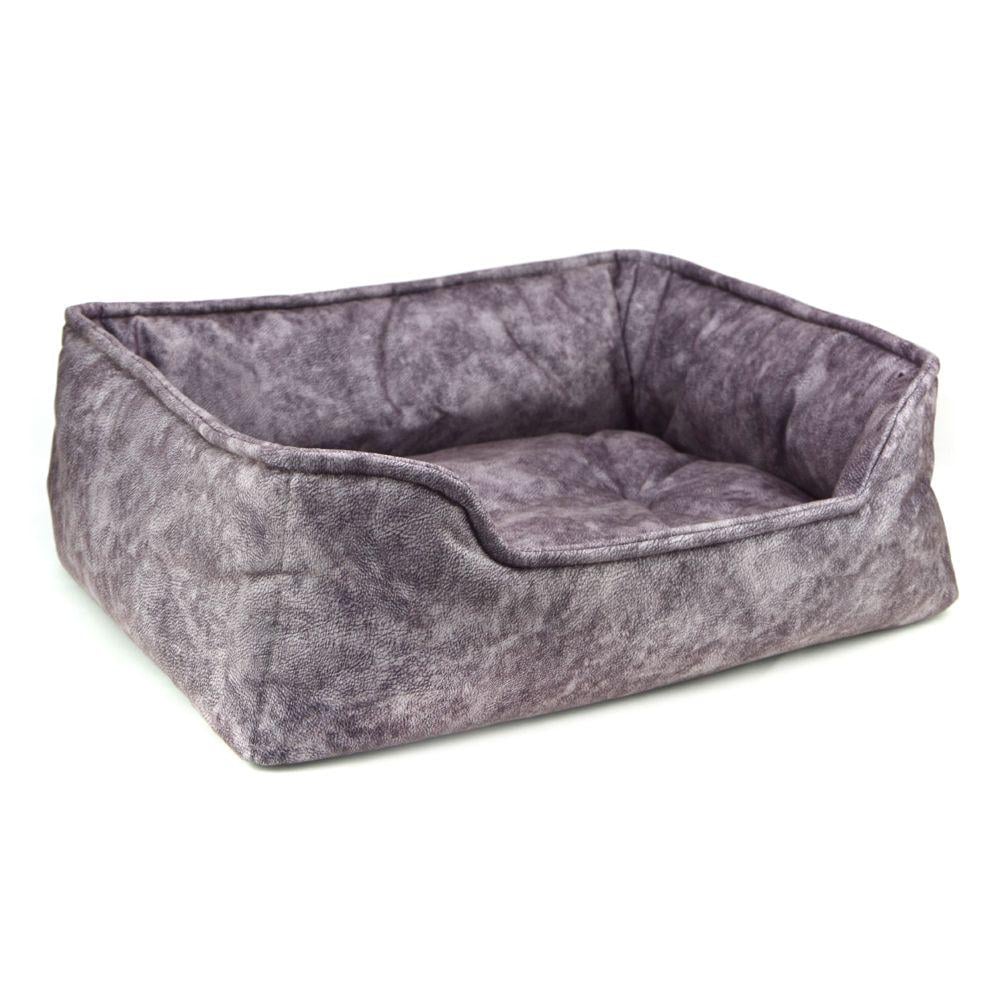 Лежак для собак двухсторонний Форест 600х800х230 мм Серый (A-009521)