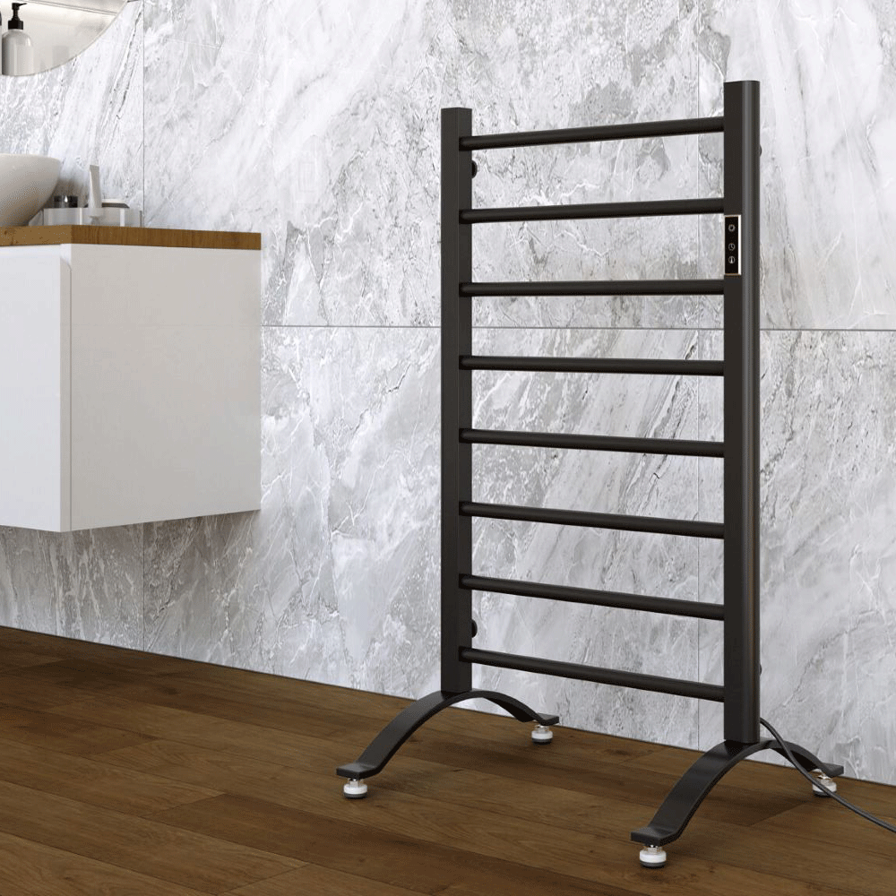 Полотенцесушитель электрический Siena 910x500 мм Черный