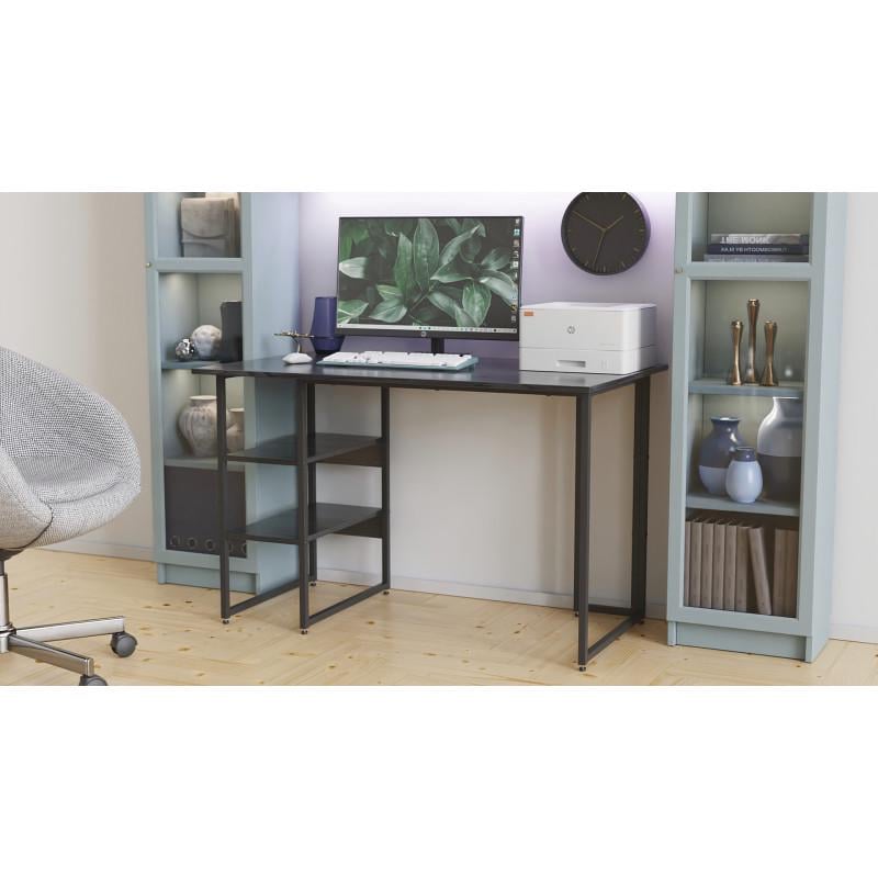 Компьютерный стол Ferrum-decor Kevin 100 метал/ДСП 32 мм Черный/Сосна Кембра (FRD-103798)