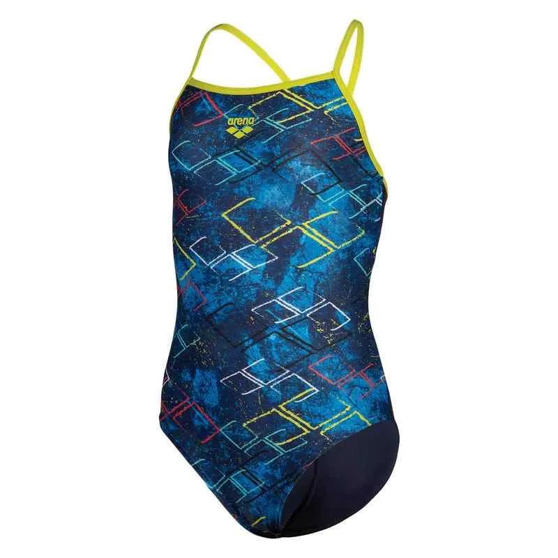 Купальник дитячий Arena DALY SWIMSUIT LIGHT DROP BACK 152 см Синій (003294-903 152) - фото 6