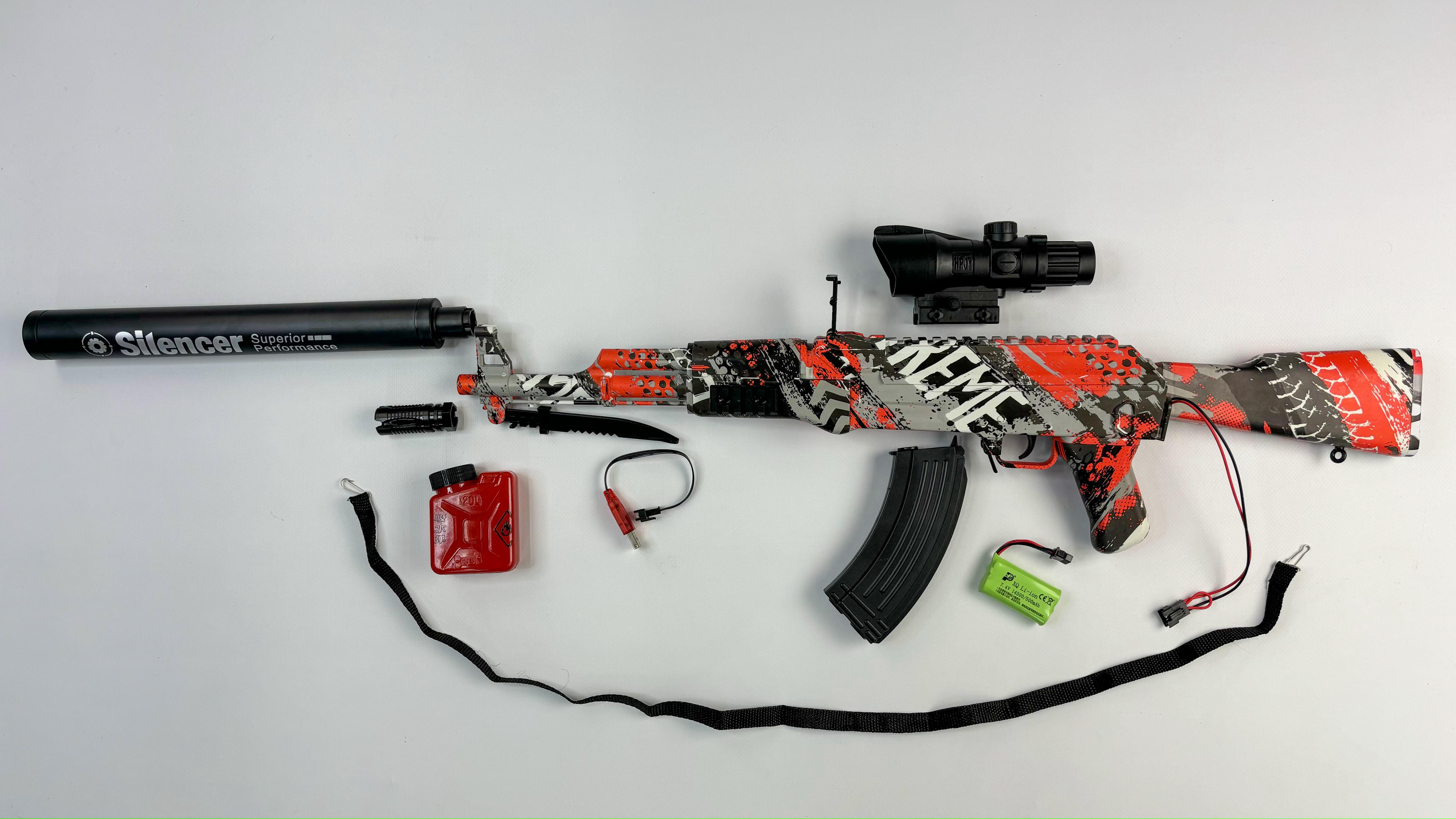 ᐉ Бластер Орбіган AK-47 F802B/R на орбізах (21339056) • Краща