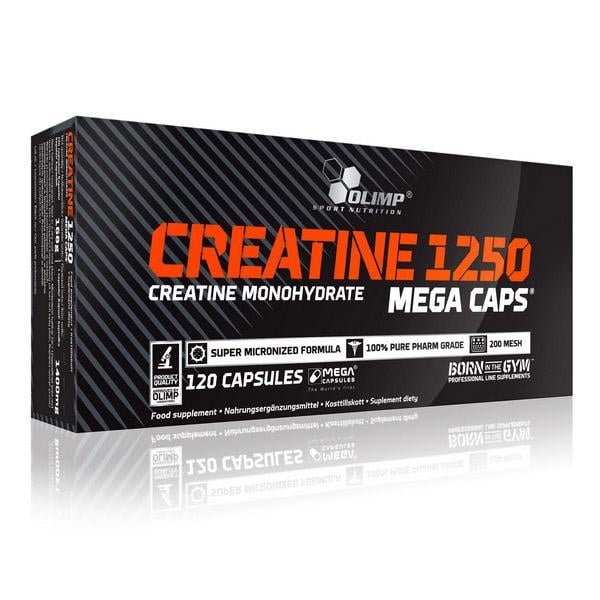 Креатин моногидрат мікронізований Olimp Creatine Mega Caps 1250 120 капс.