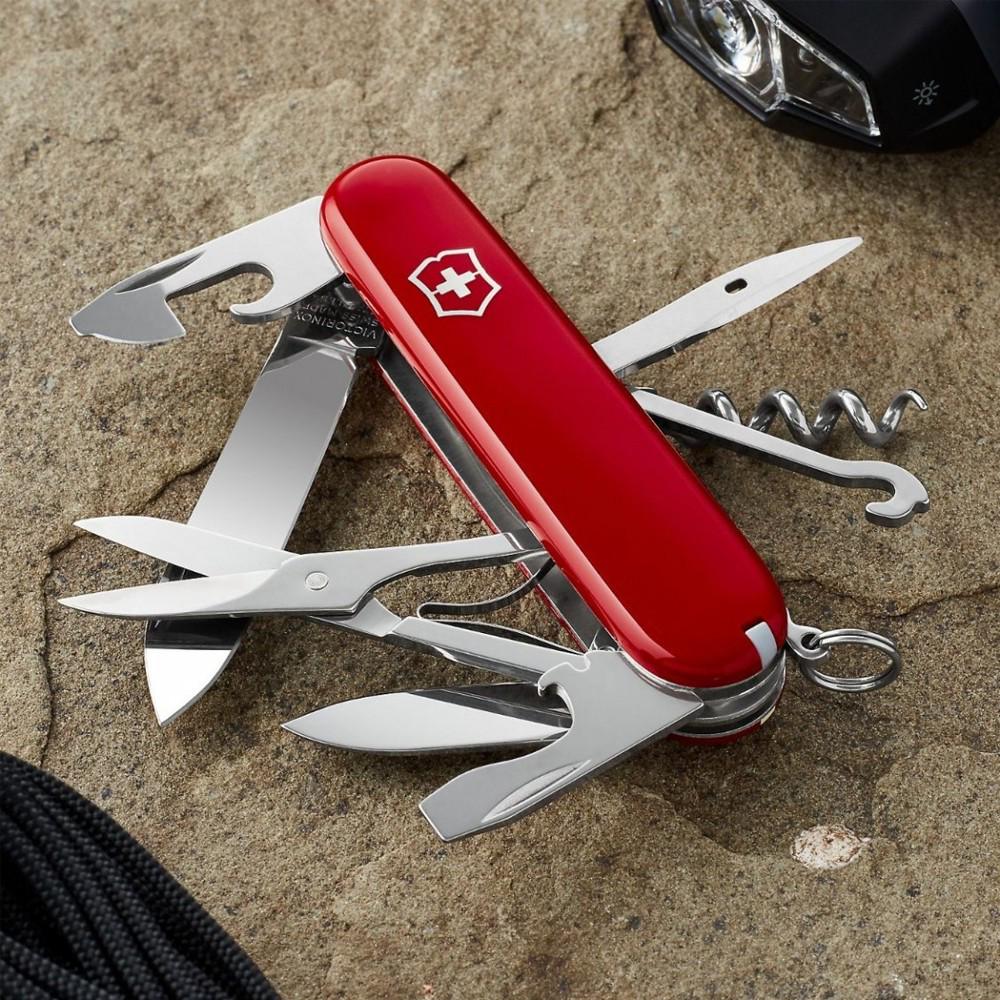 Комплект нож Victorinox Huntsman 1.3715/чехол с фонариком - фото 5