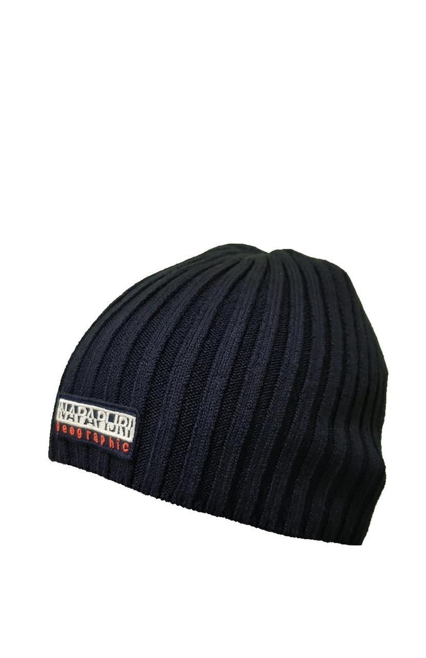 Шапка мужская Napapijri Hats Baret NP-500 Dark Blue