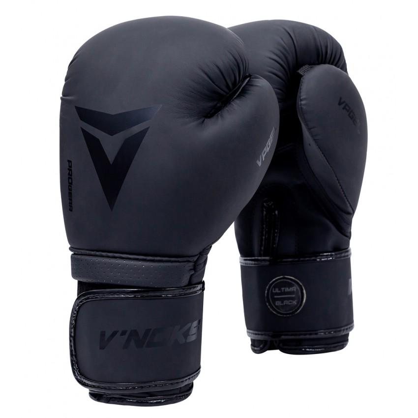 ᐉ Боксерские перчатки V`Noks Ultima 12 унций Black
