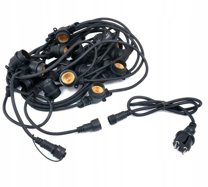 Гирлянда садовая 5 м из 5 LED E27 с возможностью соединения SuperLED (10506)