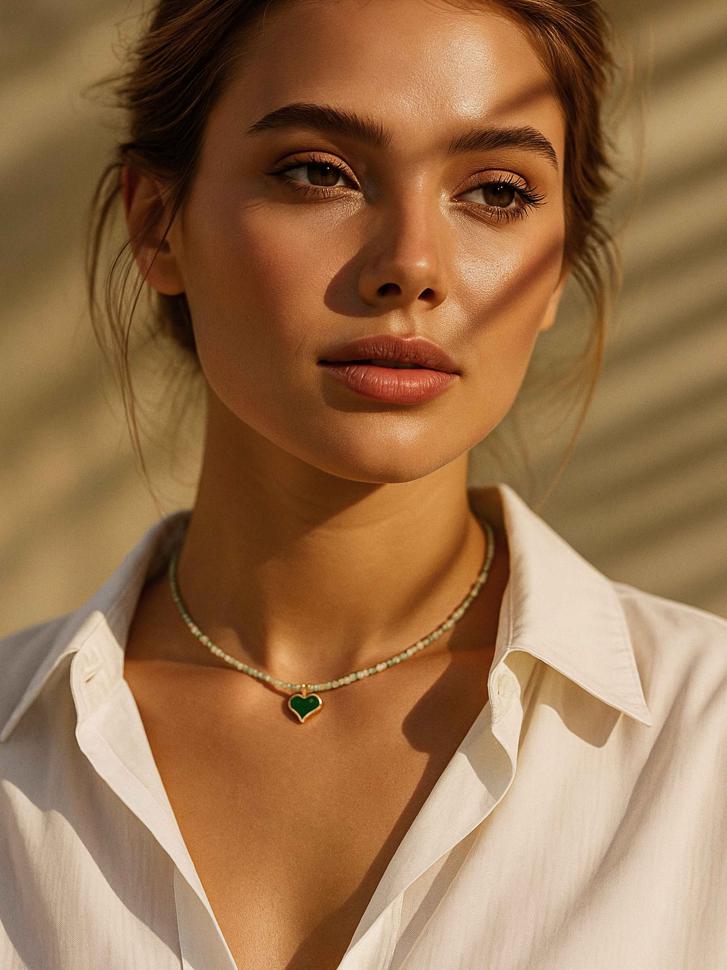 Чокер LeBijou з каменю хризопраз (5409)