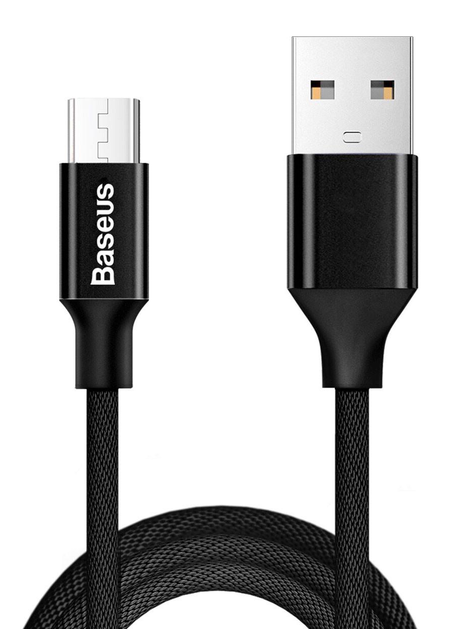 Кабель Baseus Yiven USB-micro USB 2А 1,5 м Чорний (CAMYW-B01)