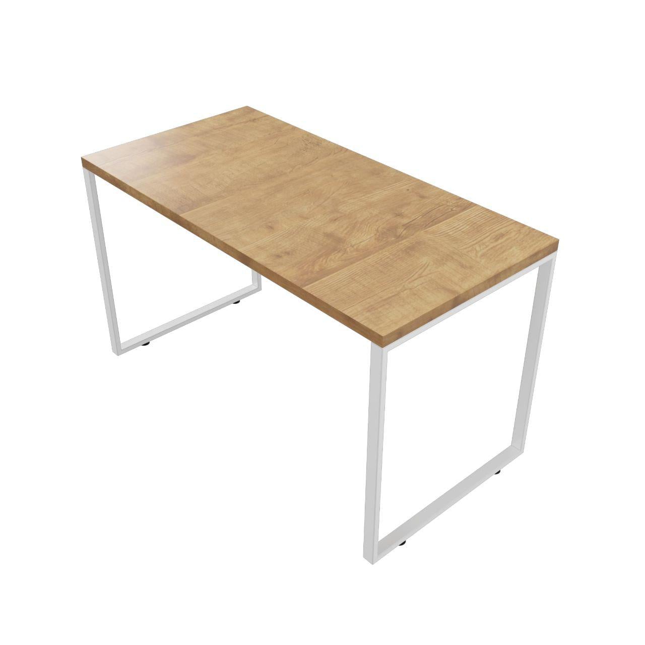 Стол офисный Grid СП-02 Loft 700х1400х740 мм Белый/Монтеверде (2594890846/К1134)