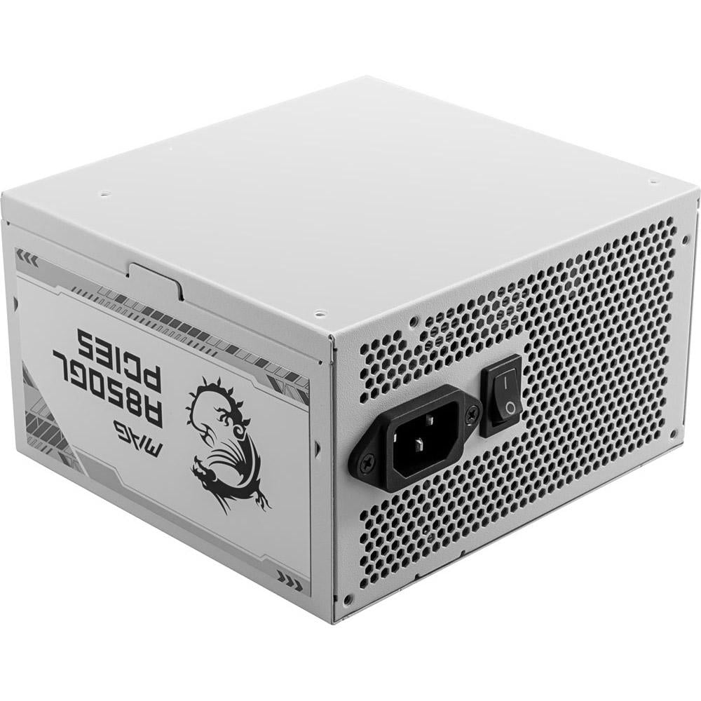 Блок питания модульный MSI MAG A850GL PCIE5 ATX 3.0 850W 80+ Gold White (29596643) - фото 5 Блок питания модульный MSI MAG A850GL PCIE5 ATX 3.0 850W 80+ Gold White (29596643) - фото 5