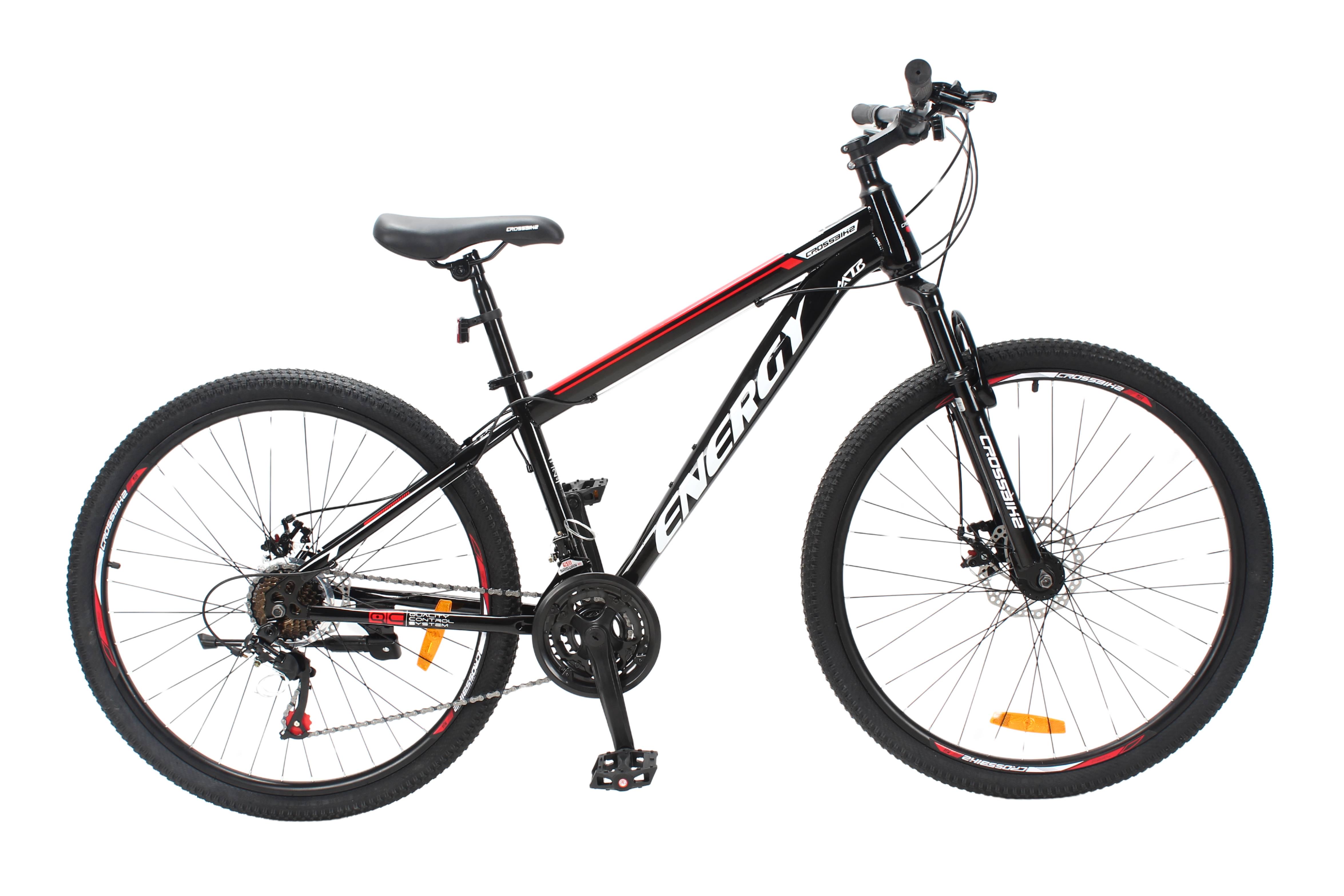 Велосипед CrossBike Energy 27,5" 15" Черно-красный