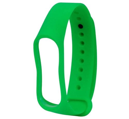 Силиконовый ремешок MRK для фитнес браслета Xiaomi Mi Band 4/3 Ярко-зеленый (mrk18102087)