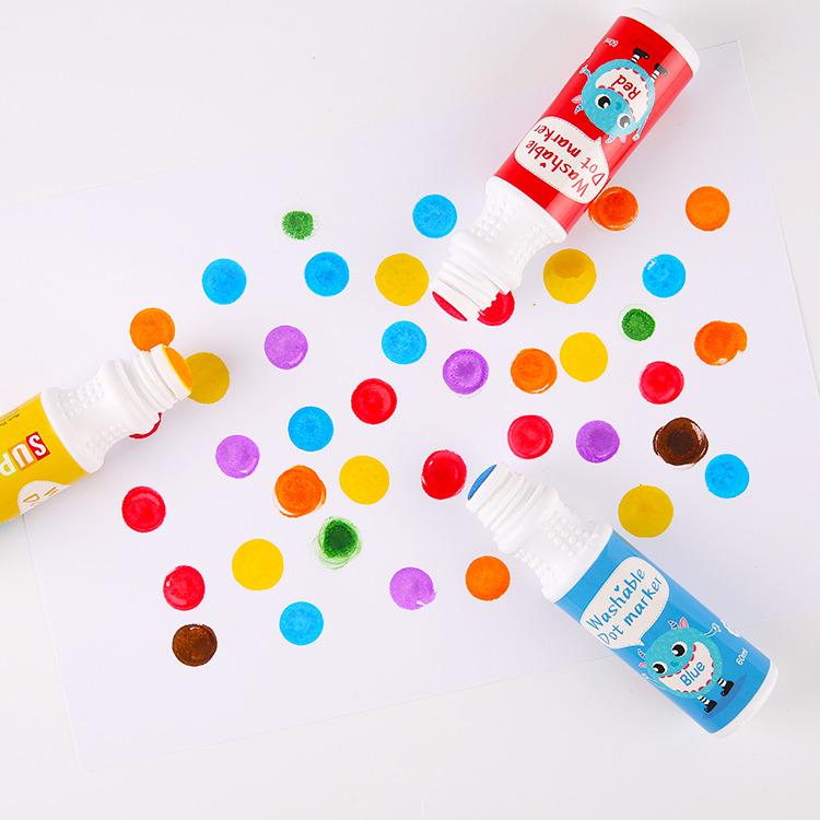 Маркеры пальчиковые DOT для творчества точечные краски для рисования и живописи на водной основе 3 цвета - фото 8 Маркеры пальчиковые DOT для творчества точечные краски для рисования и живописи на водной основе 3 цвета - фото 8