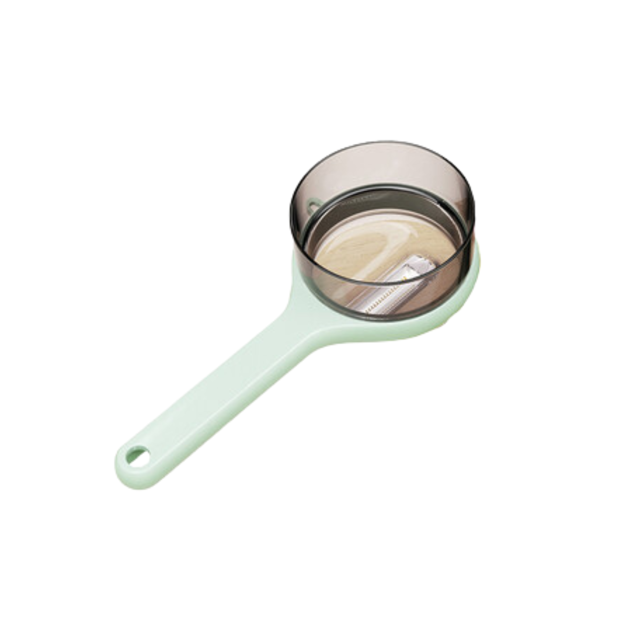 Овощечистка для овощей и фруктов с контейнером Зеленый