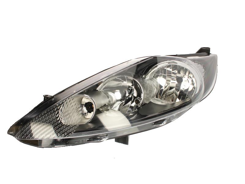 Фара передняя левая Ford Fiesta VI 2008-2013 H7/H1 черная рамка (431-1187LMLDEM2)