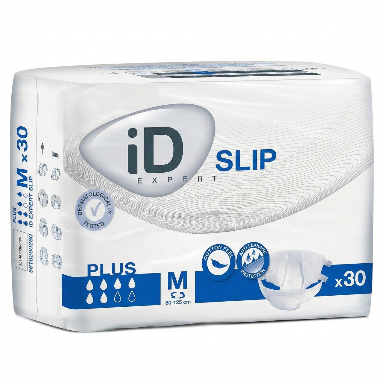 Подгузники для взрослых iD Slip Plus М 80-125 см 30 шт. (000003006)