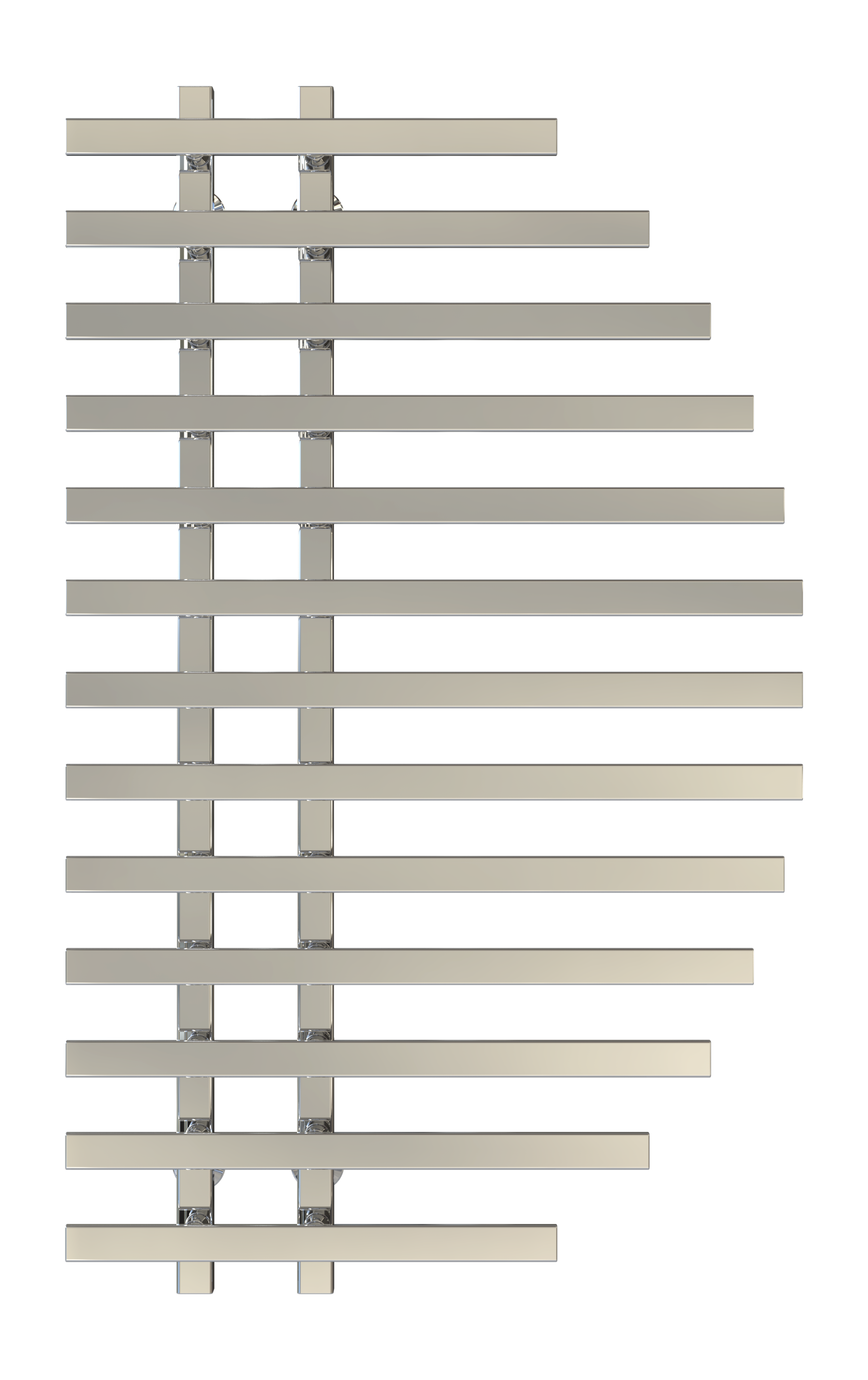 Полотенцесушитель водяной Deffi Parys П13 нижнее подключение нержавеющая сталь 600х1000 мм Хром (A.PS.100.60.13.CA)