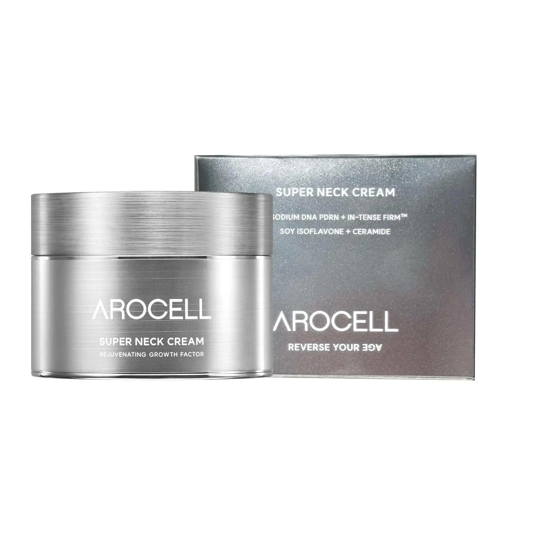 Крем що регенерує антивіковий з полінуклеотидами та ізофлавонами Arocell Super Neck Cream 80 г