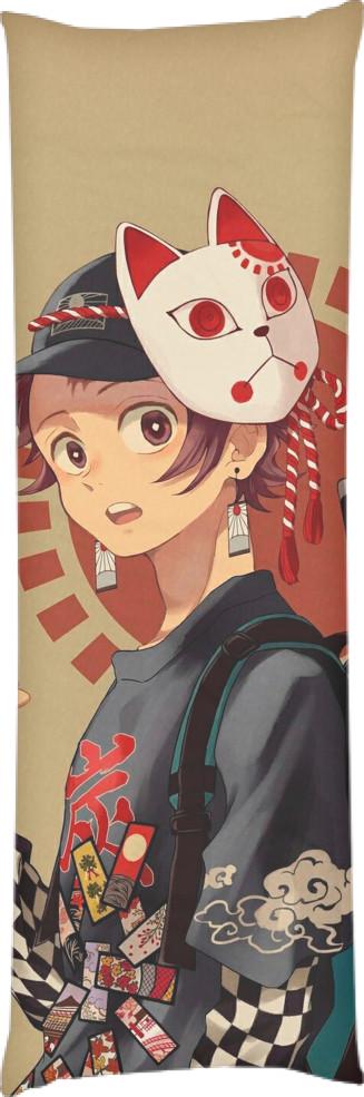 Подушка дакимакура Demon Slayer Kimetsu no Yaiba 67 60x180 см (14106191)