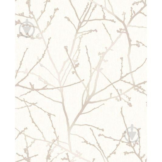 Виниловые обои на флизелиновой основе Graham & Brown Simplicity 33-271 Белый-Бежевый