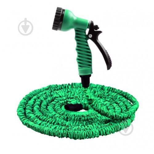 Садовий поливальний шланг Xhose 75 м з розпилювачем Magic Hose Зелений (258495) Садовий поливальний шланг Xhose 75 м з розпилювачем Magic Hose Зелений (258495)