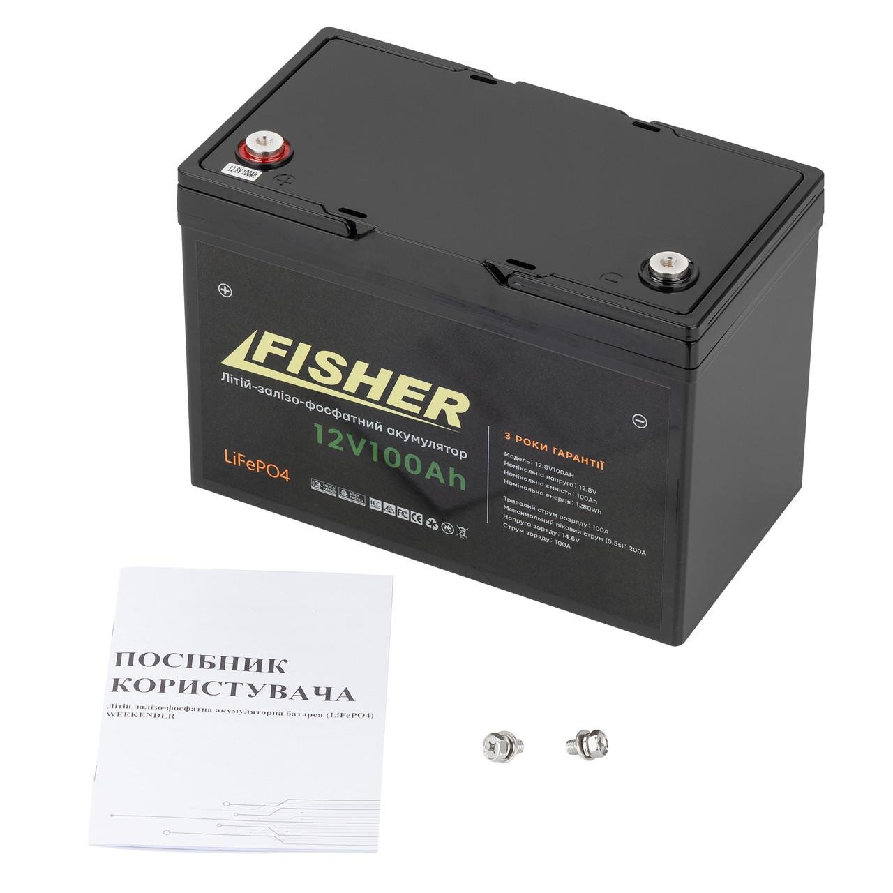 Акумулятор Fisher LiFePO4 12,8V 100 Ah (29342085)
