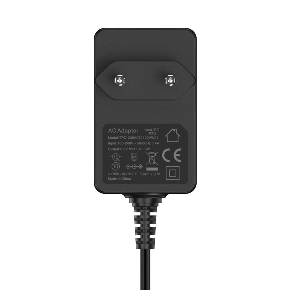 Блок питания Vention DC 3,5 мм х 1.35 мм 5W 5В/1А AC-DC Черный (TPQ-236A050100VW01) - фото 13