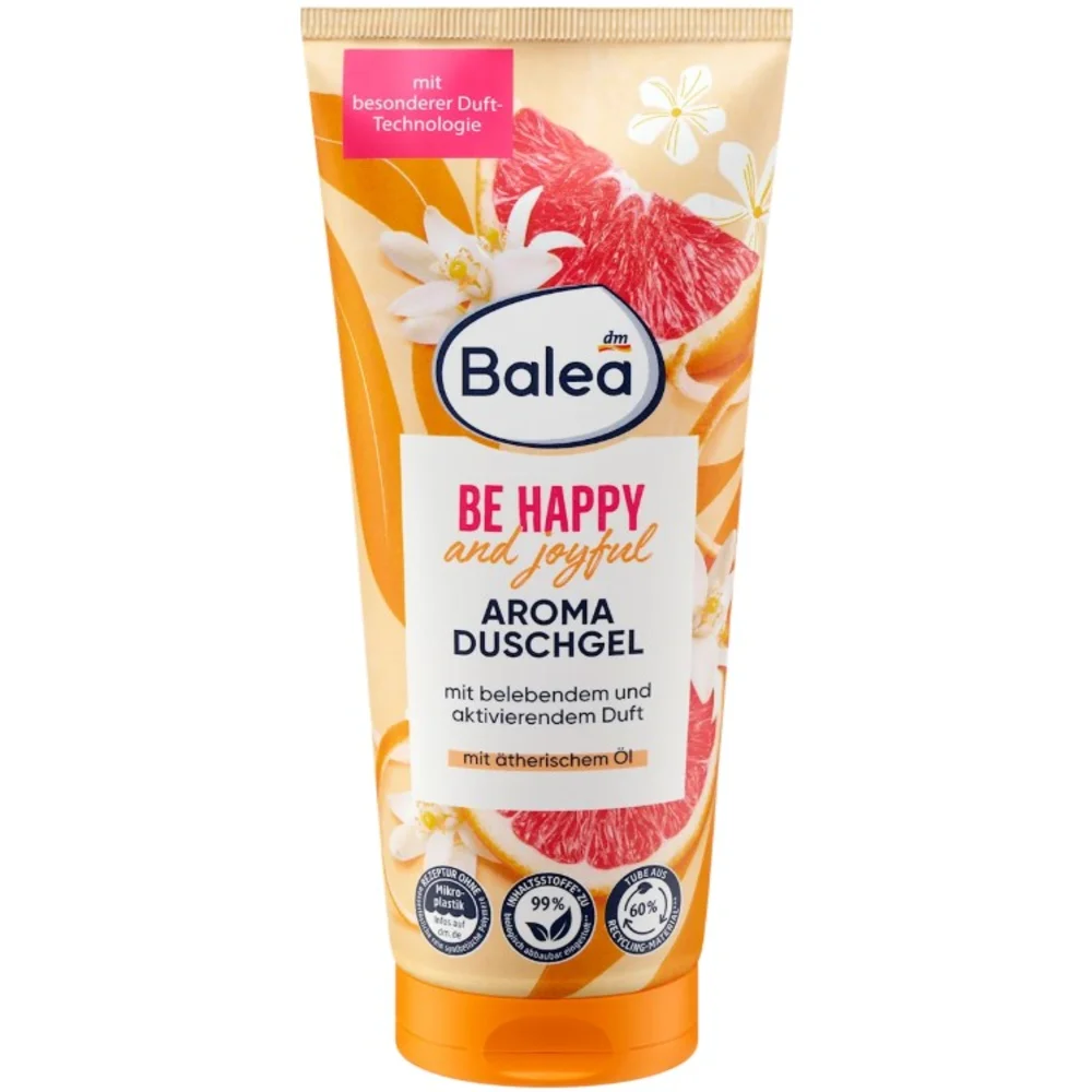 Гель для душа Balea Be Happy & Joyful с ароматерапевтическим эффектом 200 мл (EPI-15102025-448)