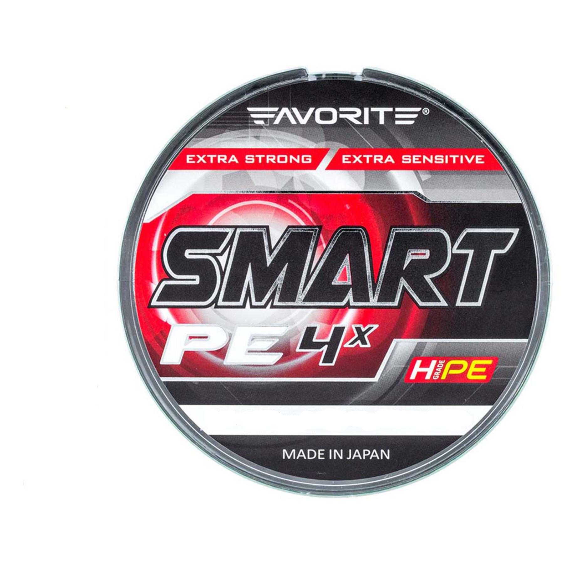 Шнур Favorite Smart PE 4x 150 м 0,8 0,153 мм 4,6 кг 9lb