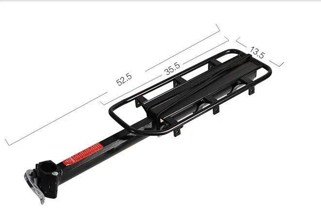 Велобагажник Hongsenbike консольный HS-601 алюминий 24-29" Черный - фото 5 Велобагажник Hongsenbike консольный HS-601 алюминий 24-29" Черный - фото 5