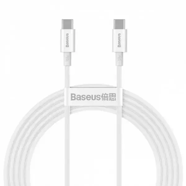 Кабель BASEUS Superior Series Fast Charging Cable Type-C to Type-C CATYS-C02 100W 2 м White