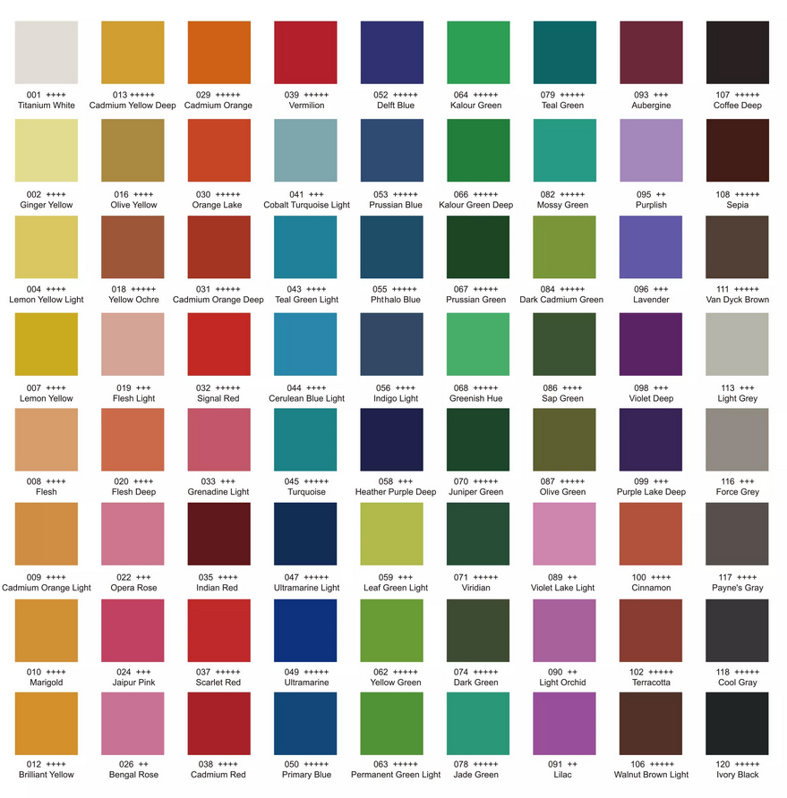 Набір акварельних олівців KALOUR 72 кольори в металевому пеналі - фото 9 Набір акварельних олівців KALOUR 72 кольори в металевому пеналі - фото 9