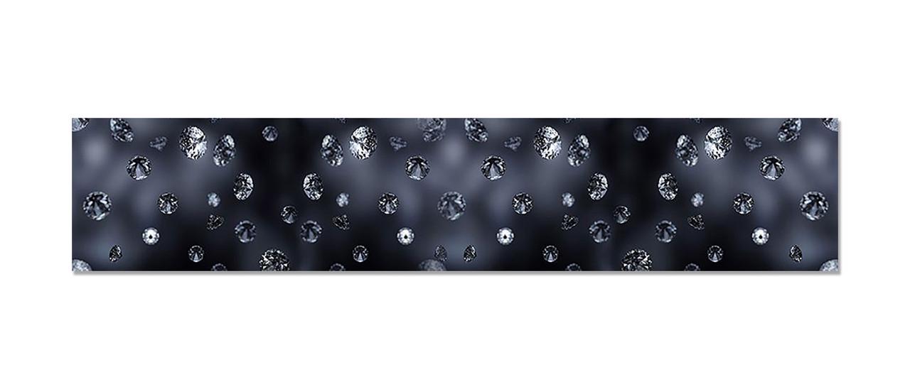 Наклейка виниловая на кухню Zatarga Черные бриллианты 600х3000 мм (1283915519)