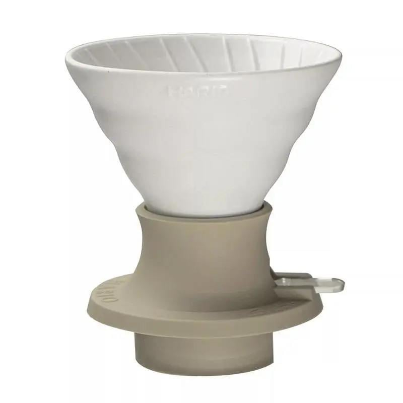 Пуровер иммерсионный для заваривания кофе V60 Hario SSDC-02-JAW-EU с клапаном 200 мл