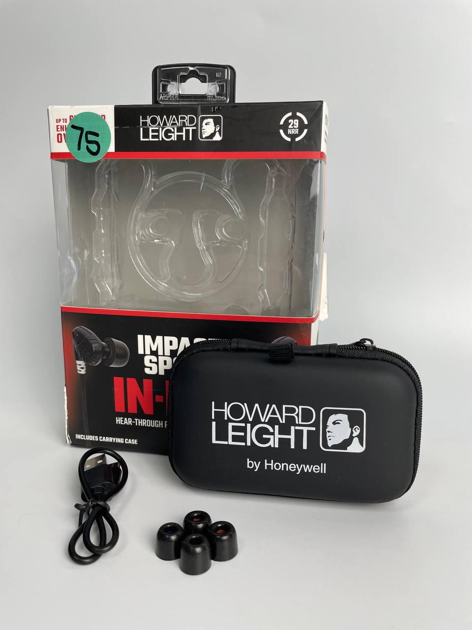 Беруші активні Howard Impact Sport In-Ear під шолом Койот (41617) - фото 2