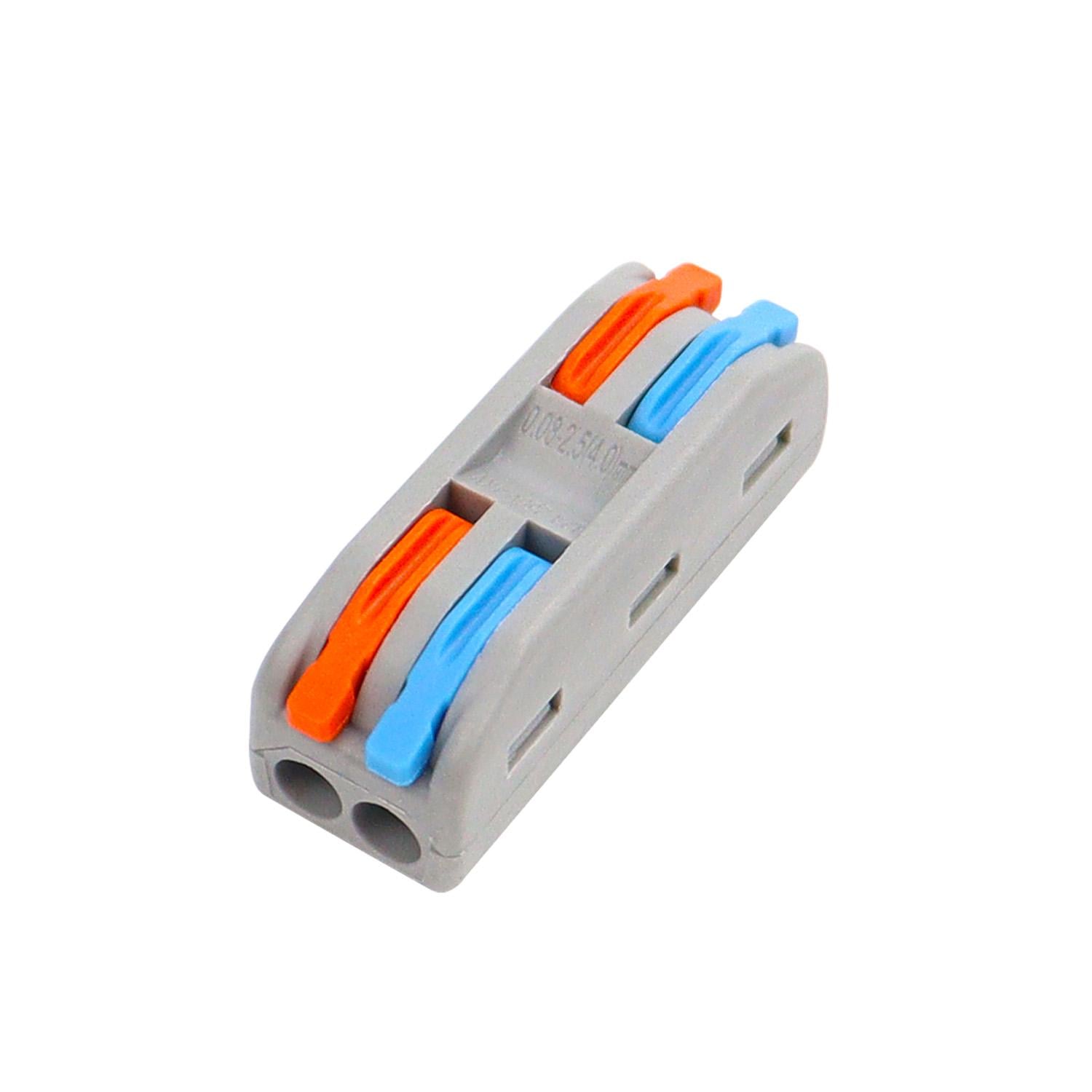 Набор клемм проходных типа WAGO Premium M422A 2 на 2 провода 0,08–4 мм2/12–28AWG 32А 250V 50 шт. рычажный зажим