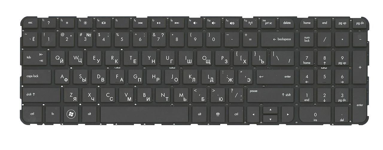 Клавиатура для ноутбука HP Envy m6-1064 матовая (686914-251)